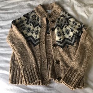 Willow Blossom Girls Cardigan Sweater with Snaps